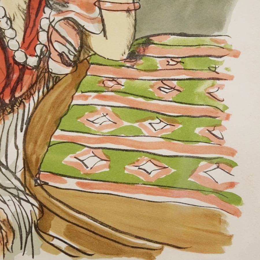 田村孝之助『踊娘』135/150 リトグラフ 絵画 美術 芸術 額装 美術品