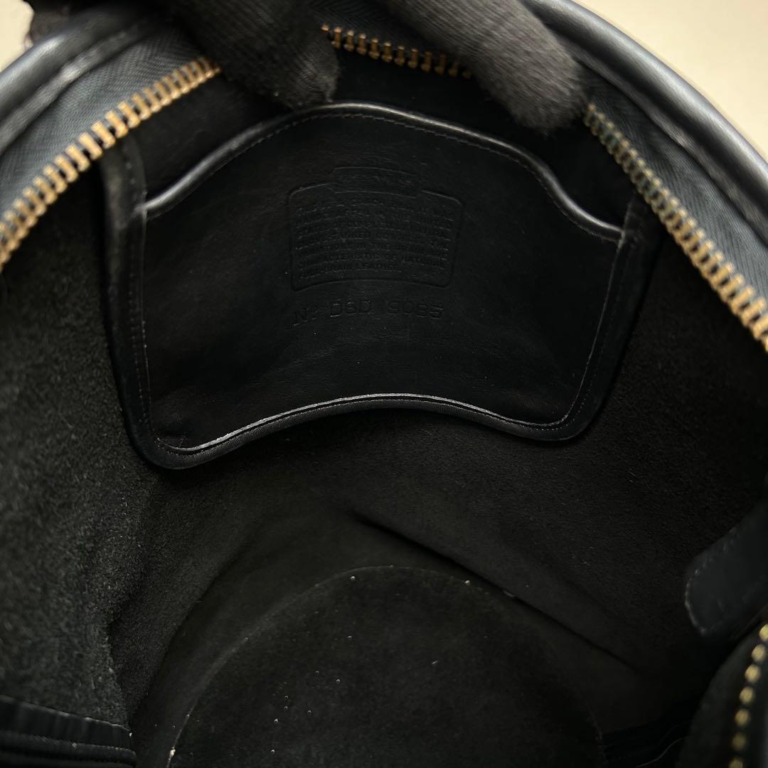 バッグ Old Coach Shoulder Bucket Bag Black Y2k