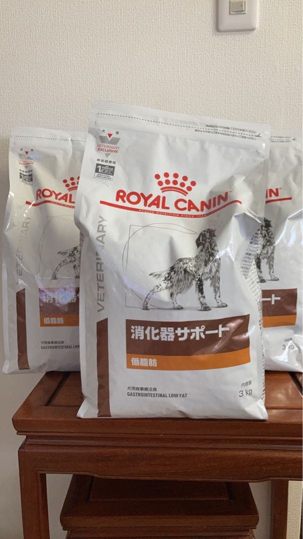  CANIN 消化器サポート 低脂肪 3kg 3点セット