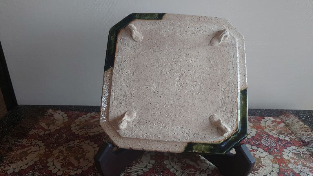 織部菓子器角皿