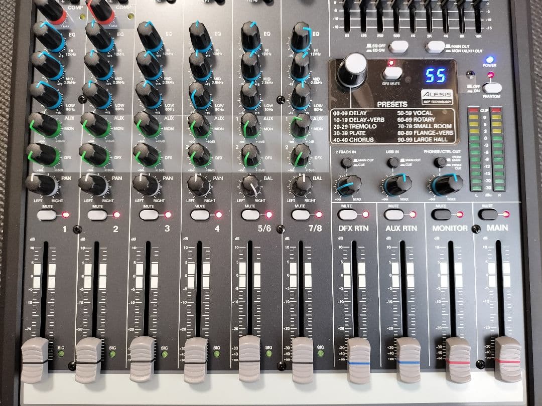 ALTO LIVE802 アナログミキサー 8チャンネル