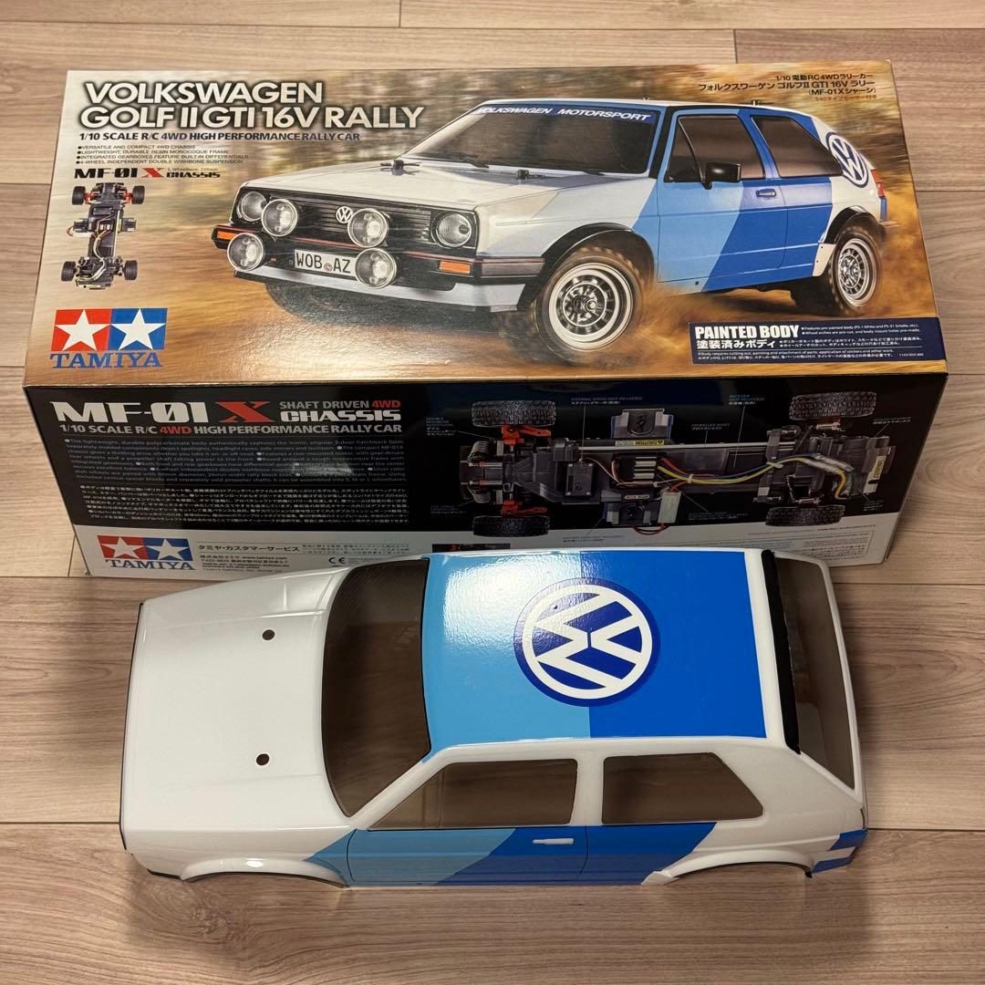 た*ー様 VOLKSWAGEN GOLFⅡ 組立途中 その他パーツ付き　まとめ