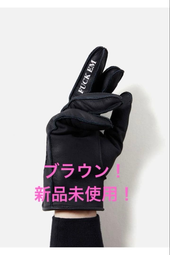 NEIGHBORHOOD レザーグローブ 手袋 Mサイズ 新品未使用