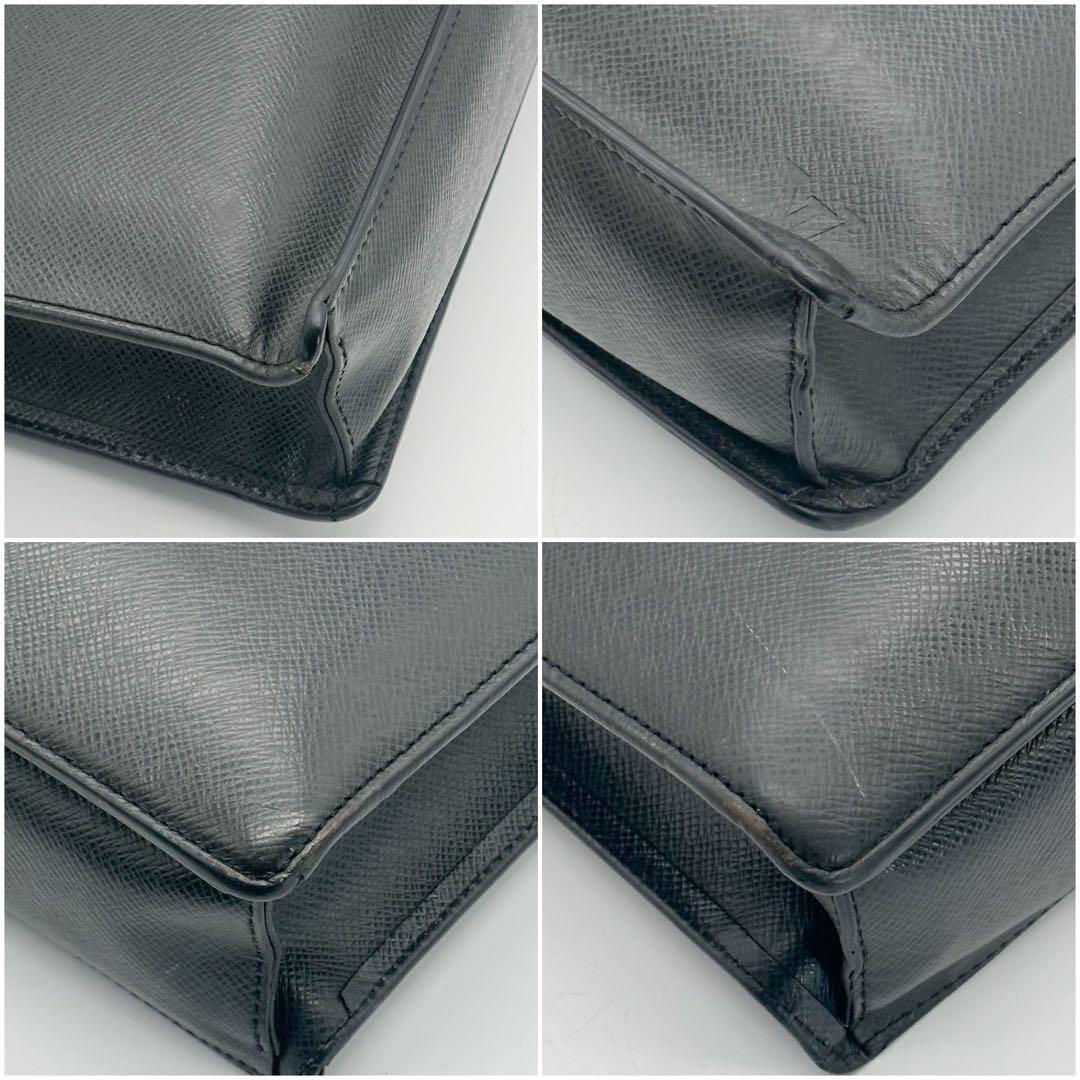 ルイヴィトン アンガラ タイガ ブリーフケース レザー ポルトドキュマン