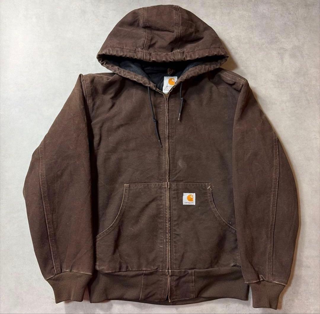Carharttアクティブジャケット 神フェード ブラウン