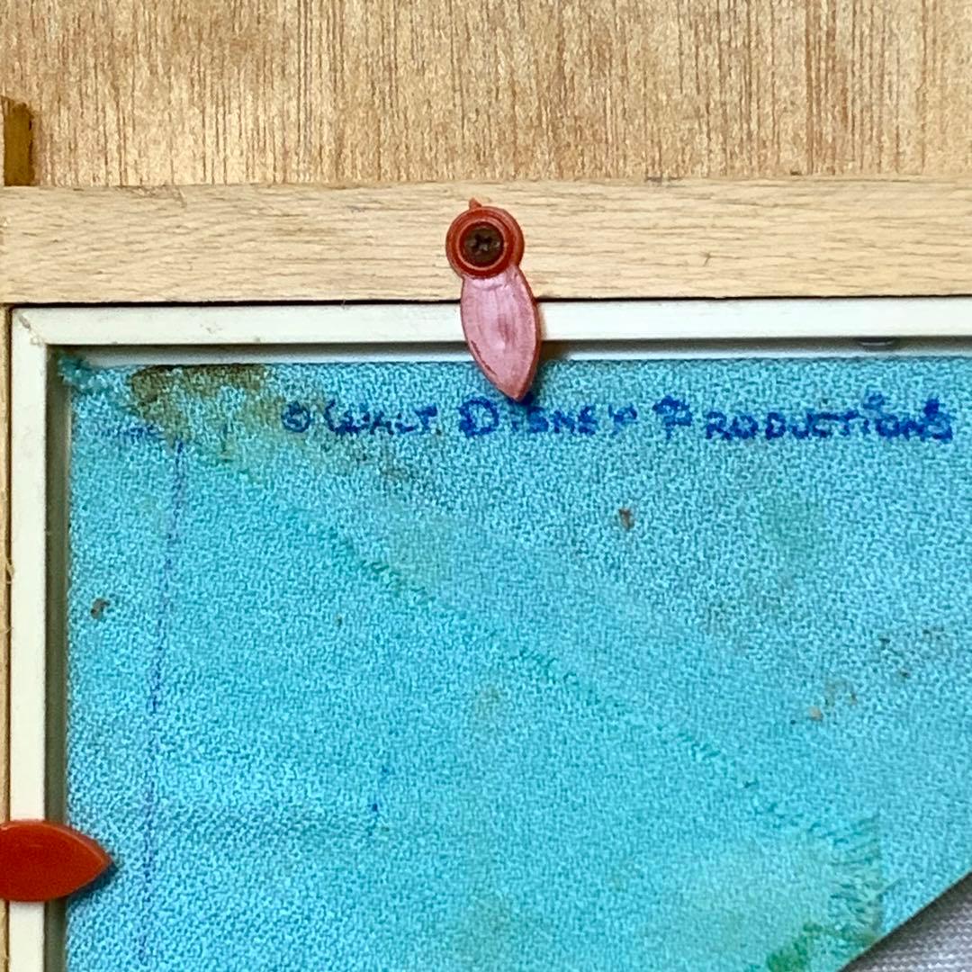 【レア・美品】松鳩文化刺繍　わんわん物語　Disney ディズニー　大サイズ