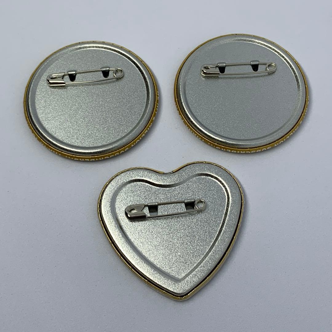 ヒューマンバグ大学 小林幸真 200万人記念 缶バッジ 天城戦争篇 ハート型