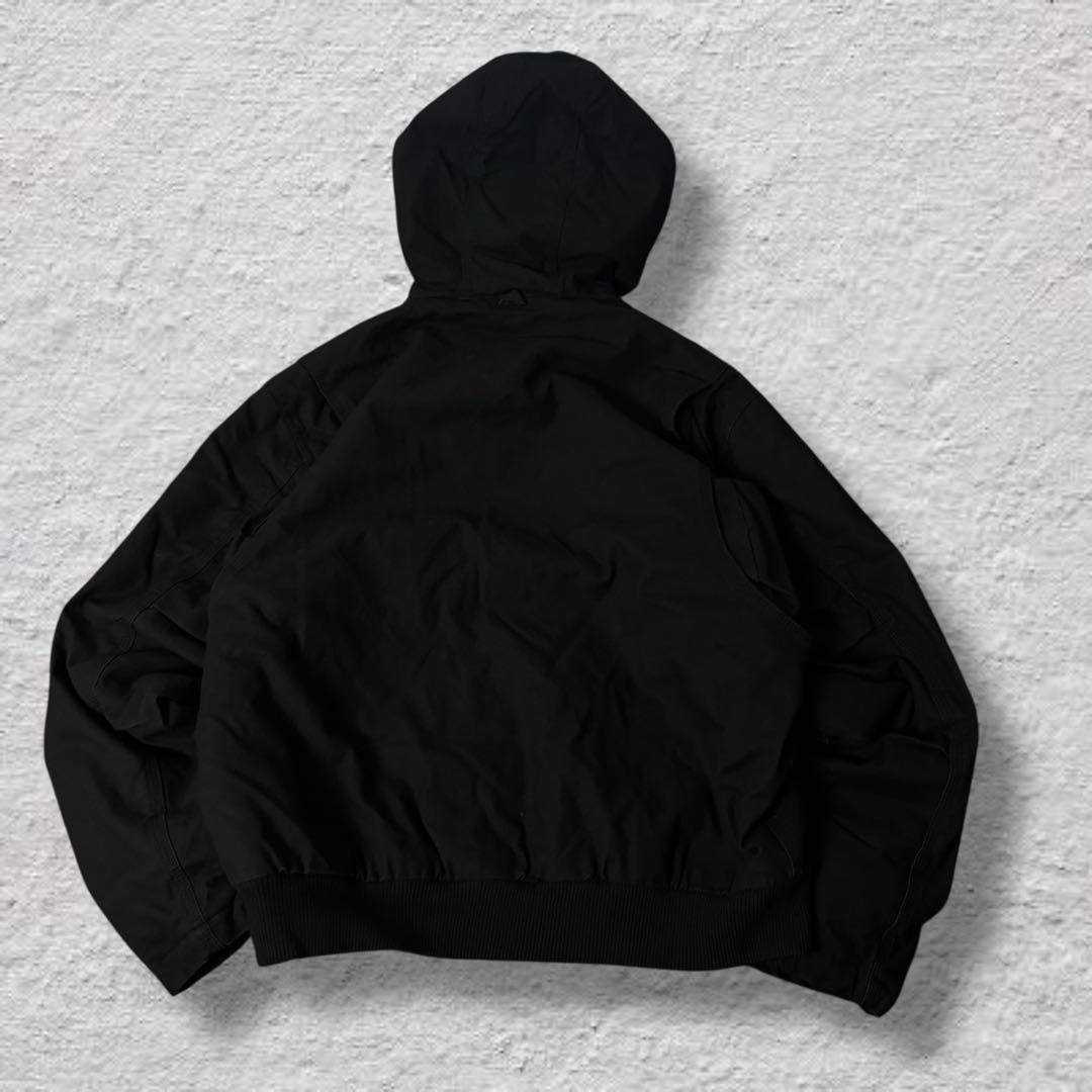ラリル Wallsアクティブジャケットダックパーカーy2k刺繍ブラック
