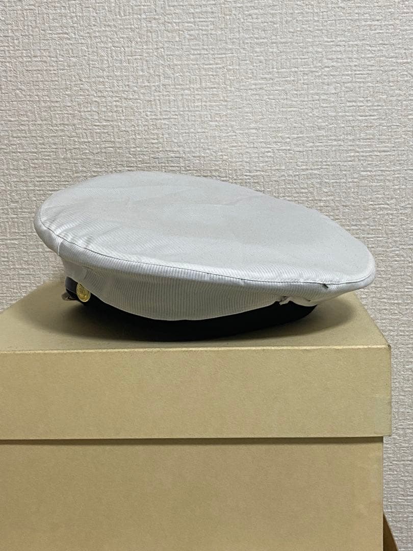 大日本帝国海軍　士官軍帽　制帽　56cm 複製品 日覆付　日本軍