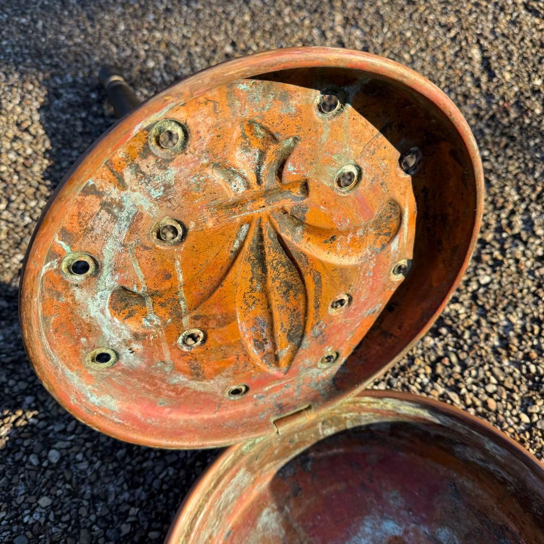 フランス アンティーク ヴィンテージ ブロンズ製 ベッドウォーマー