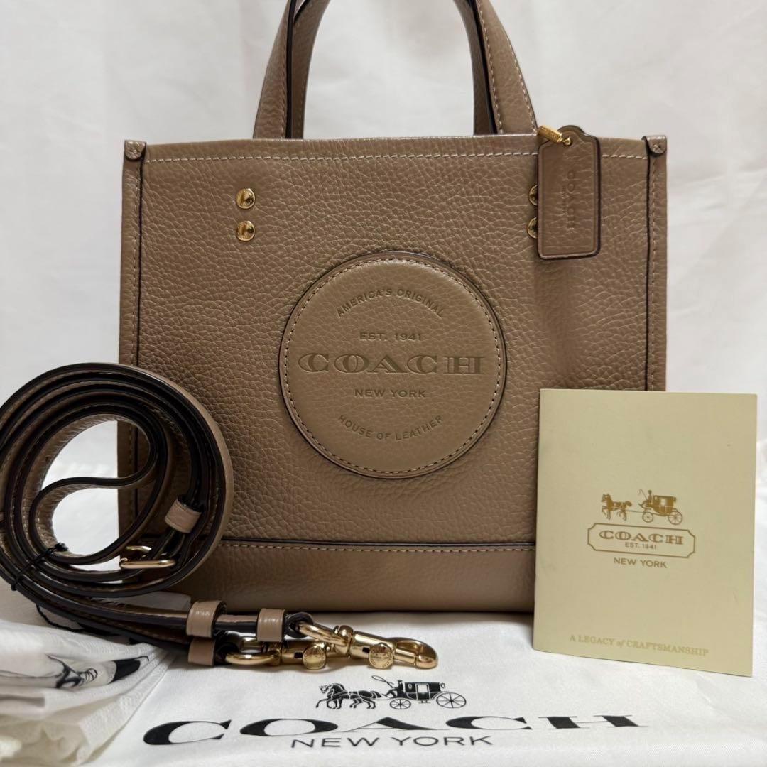 【未使用級/保存袋付】コーチ 5268 デンプシー トート 2way バッグ