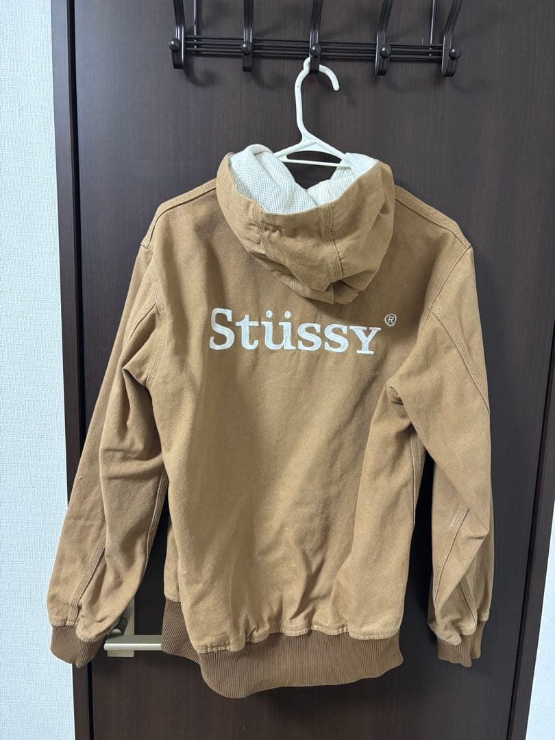STUSSY（ステューシー）アクティブジップアップフ ードジャケット　最終値下げ