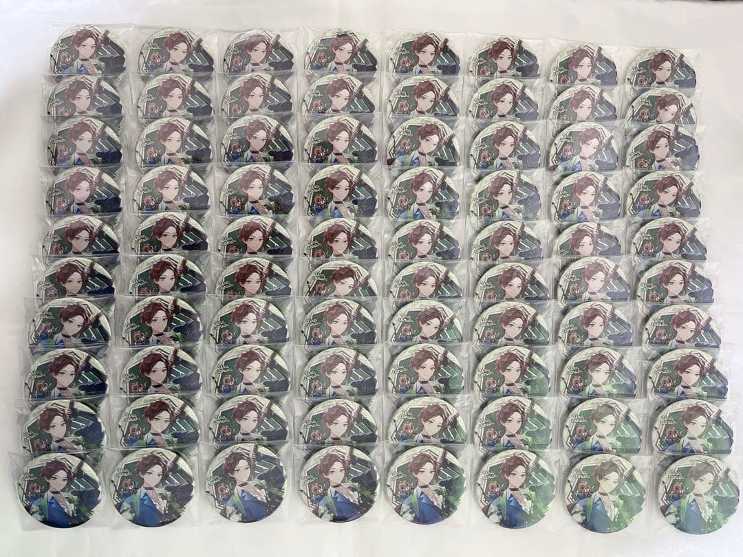 浦島坂田船 うらたぬき うらたさん 春ツ 絶景 缶バッジ 80個 セット