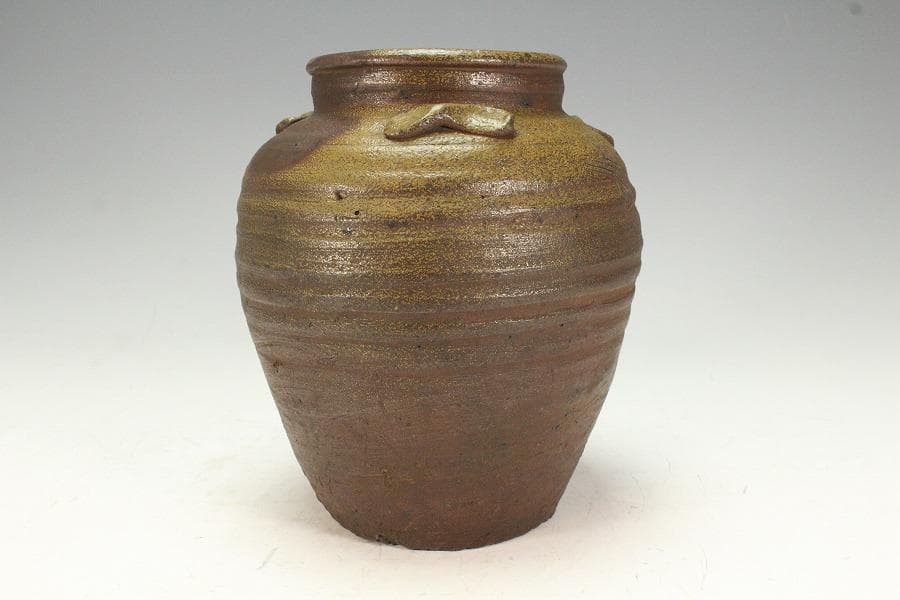 古備前 三耳壺 江戸時代 六古窯(K-XA852)