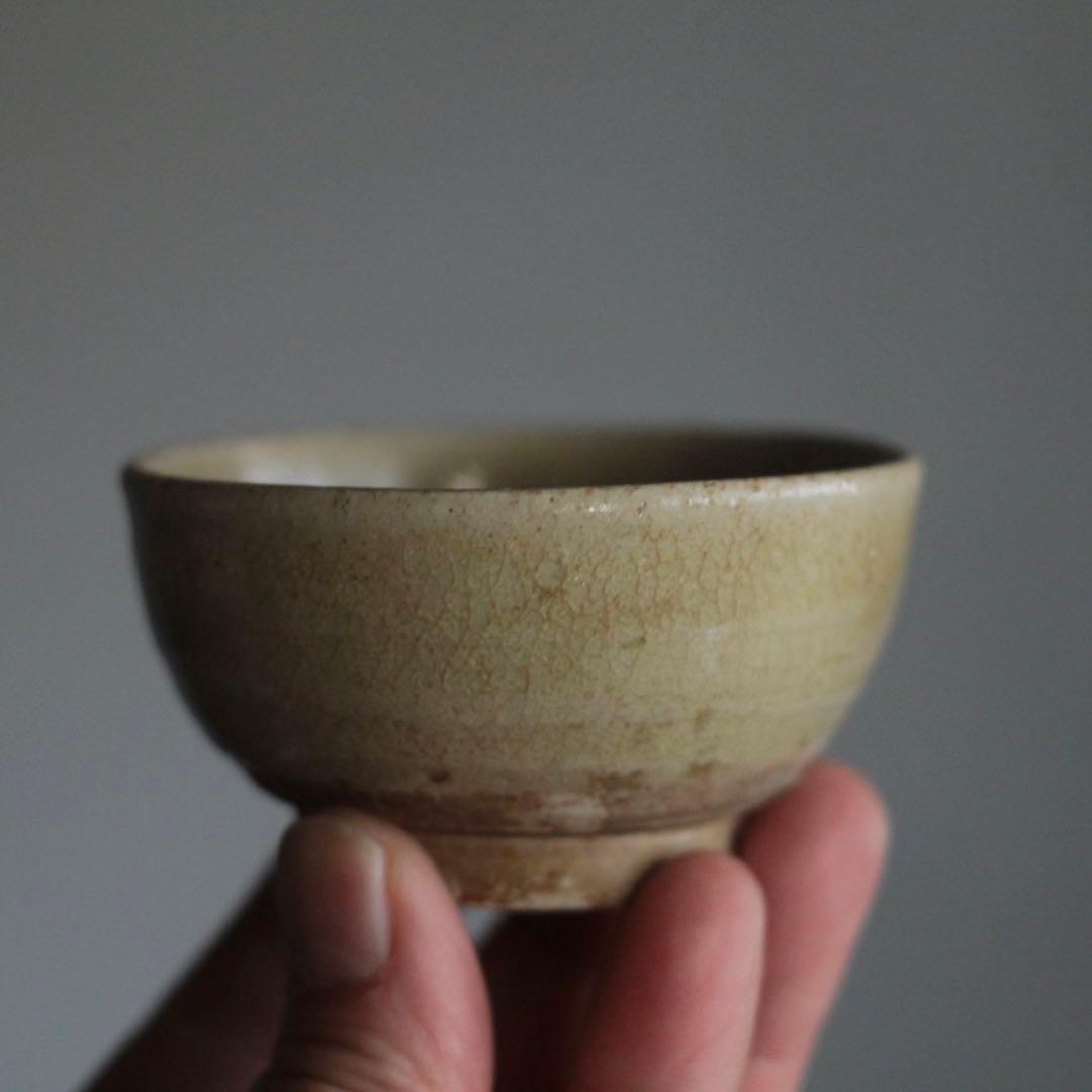 美濃 灰釉 盃 酒器 ぐい呑み 古美術 古道具 アンティーク