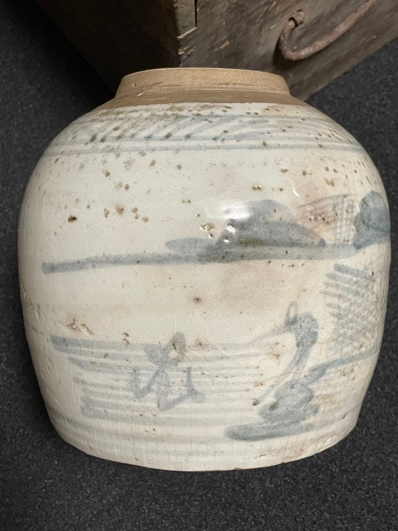 江戸時代の壺　古董品