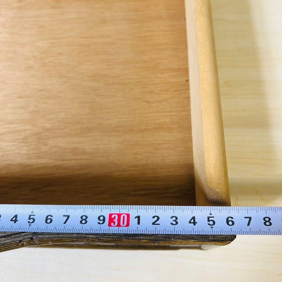 ラタン 籐家具 キャスター付き タイル 引き出し サイドテーブル サイドボード