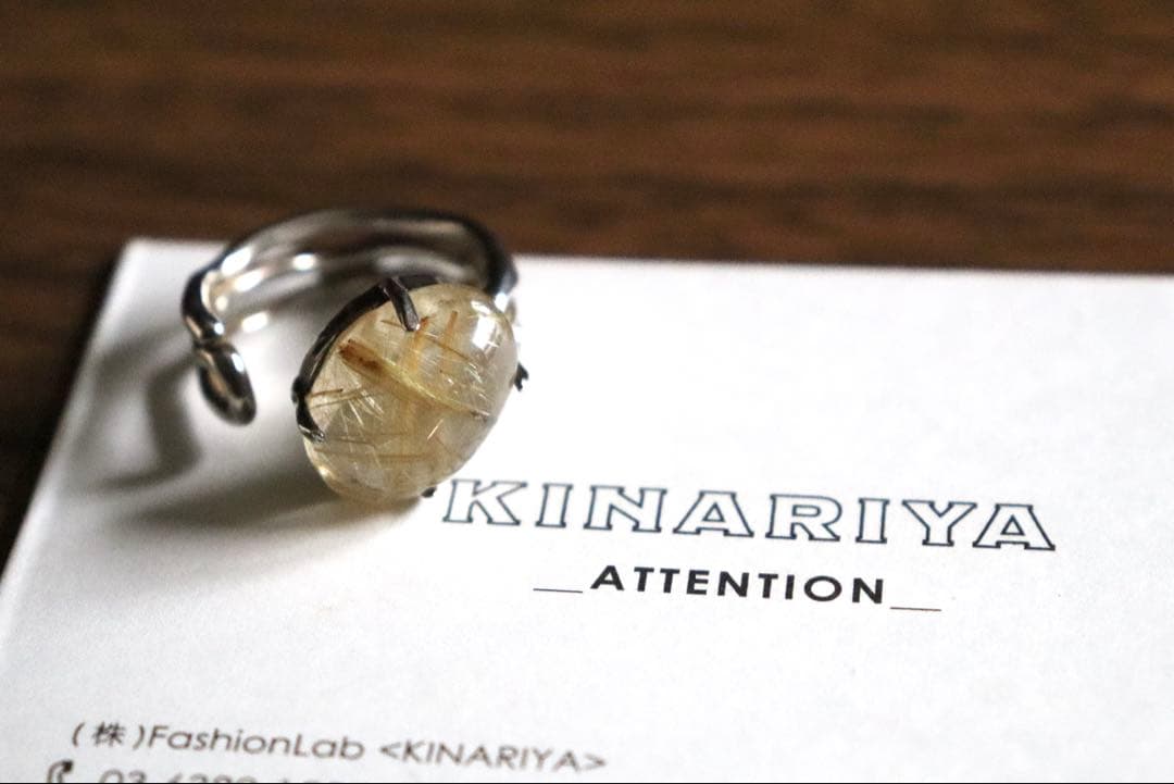 KINARIYA 天然石リング オーバル型