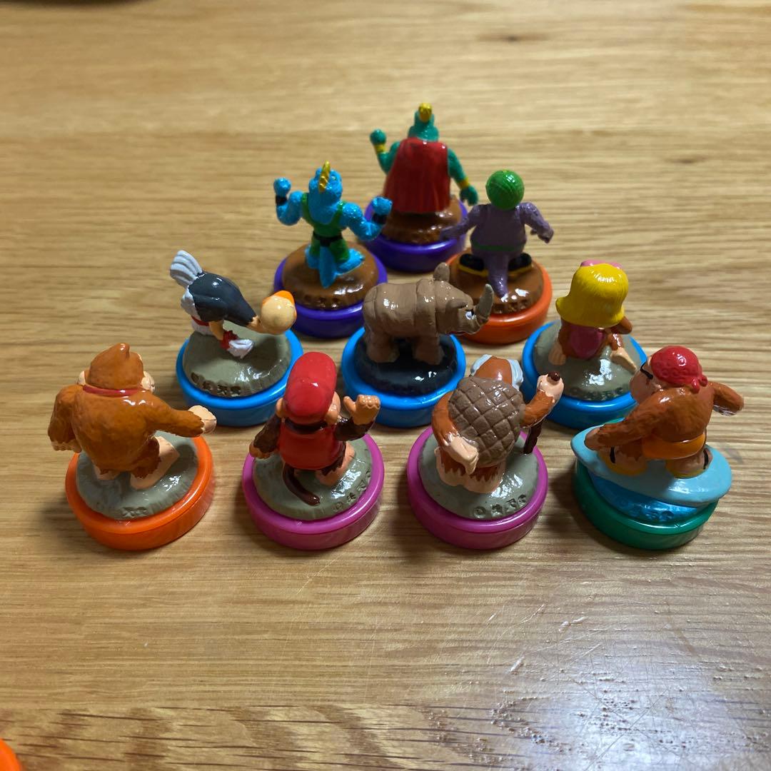 ドンキーコング　フィギュア　スタンプ　ガチャ　当時物　任天堂　全10種類