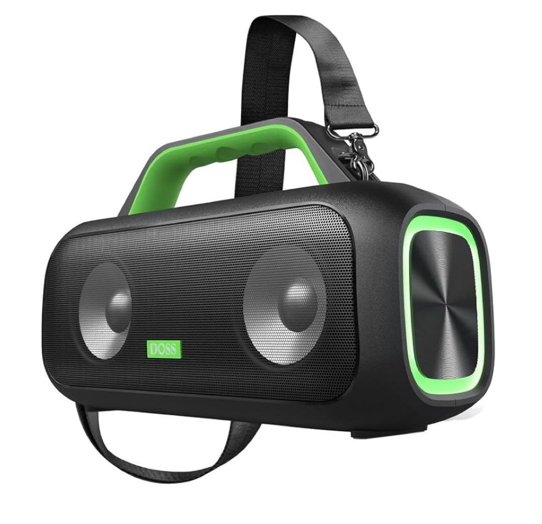 DOSSExtreme Boom S Bluetoothスピーカーグリーン