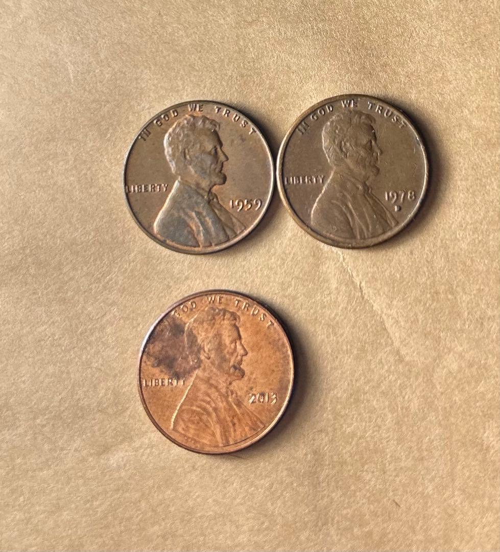 希少☆1959年 リンカーン 刻印エラー\"L\" & ミントマークなし