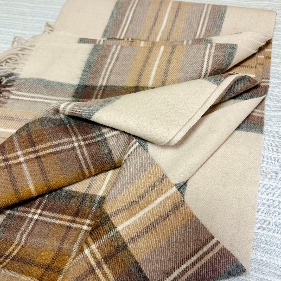 A*様 ジョンストンズ スカーフ　ナチュラルスチュワート　タータンチ