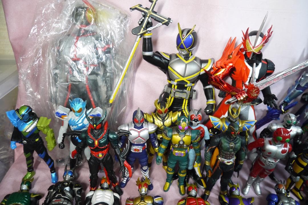 ライダーヒーローシリーズ　ビッグサイズソフビフィギュア　115体セット