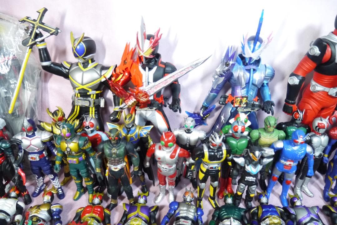 ライダーヒーローシリーズ　ビッグサイズソフビフィギュア　115体セット