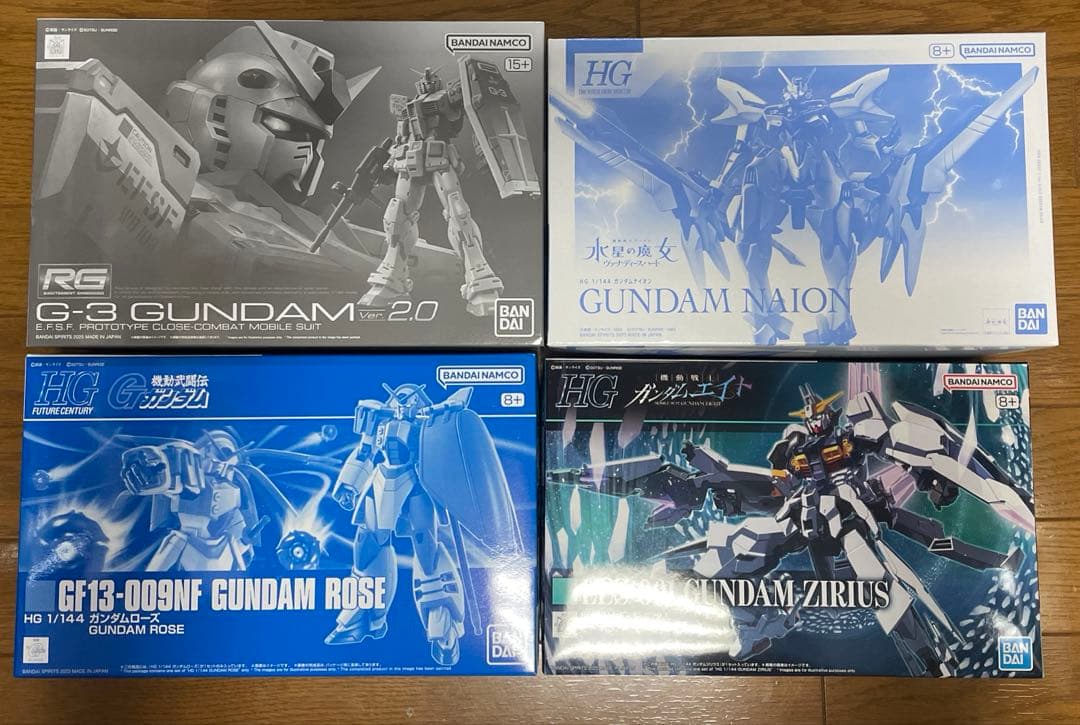 ガンプラまとめ売り　HG RG G3 ガンダムナイオン　ローズ ジリウス ①