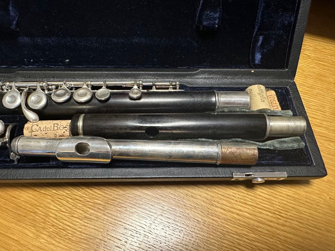 木製ヘインズフルート(頭部管2本付き(木製・銀製))