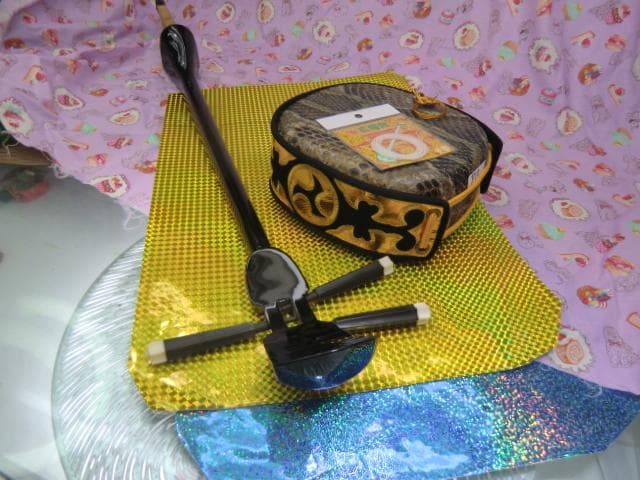 P10現品販売(送料無料)25.980円　沖縄三線　蛇皮強化張組み立てキット