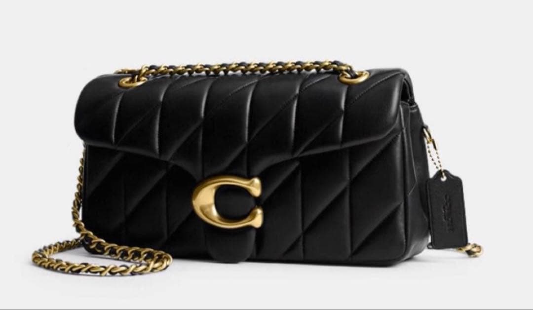 新品coach タビー ショルダー バッグ キルティング　CP150