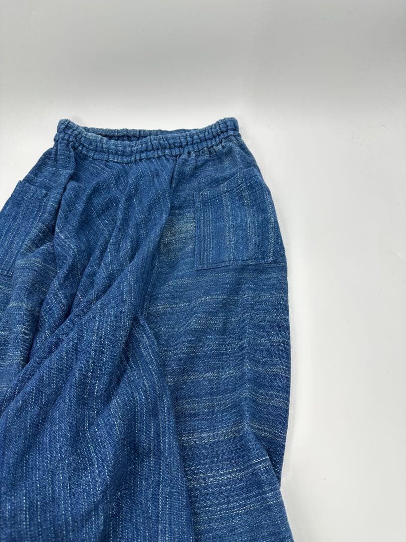 希少/美品/usaato/すすり インディゴ ムササビ パンツ/フリー