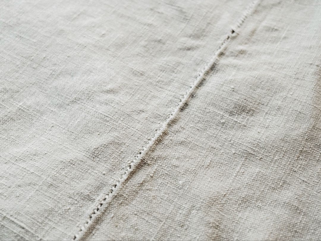 角袋 米袋 穀物袋 麻袋 古道具 襤褸 つの袋 苧麻　継ぎ接ぎ