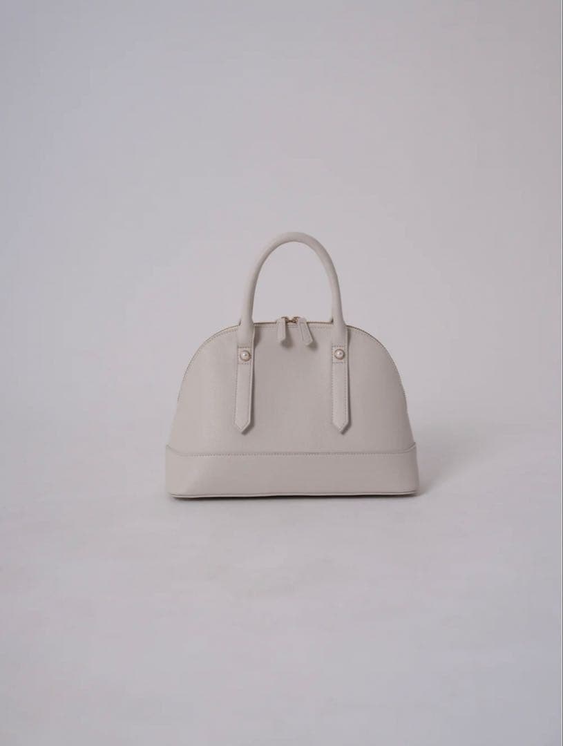 2WAYエコレザーミドルボストンバッグ　メゾンエシェル