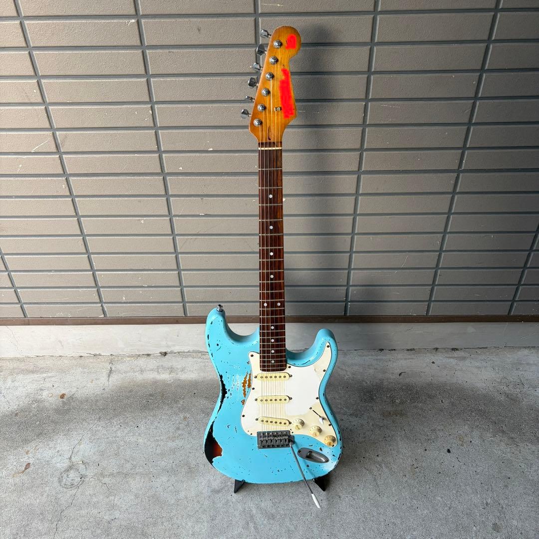 ★SonicBlue Relic Multilayer Stratocaster