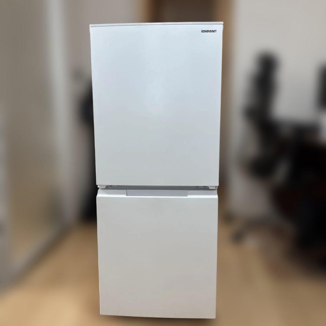 【美品】シャープ 冷蔵庫 SJ-D15K-W 2024年製 ホワイト 152L