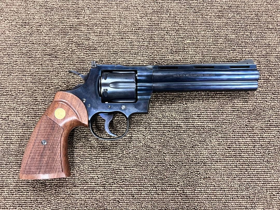 【ガスガン】TANAKA Colt Python 6in. ブルーイングカスタム