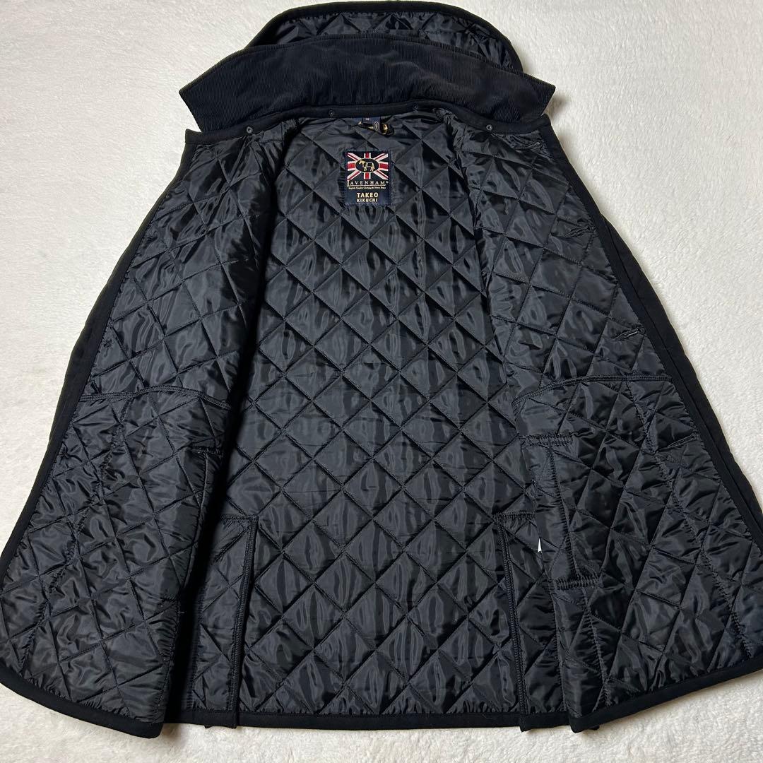 ラベンハム × タケオキクチ 別注 キルティングコート メンズ 38 ウール