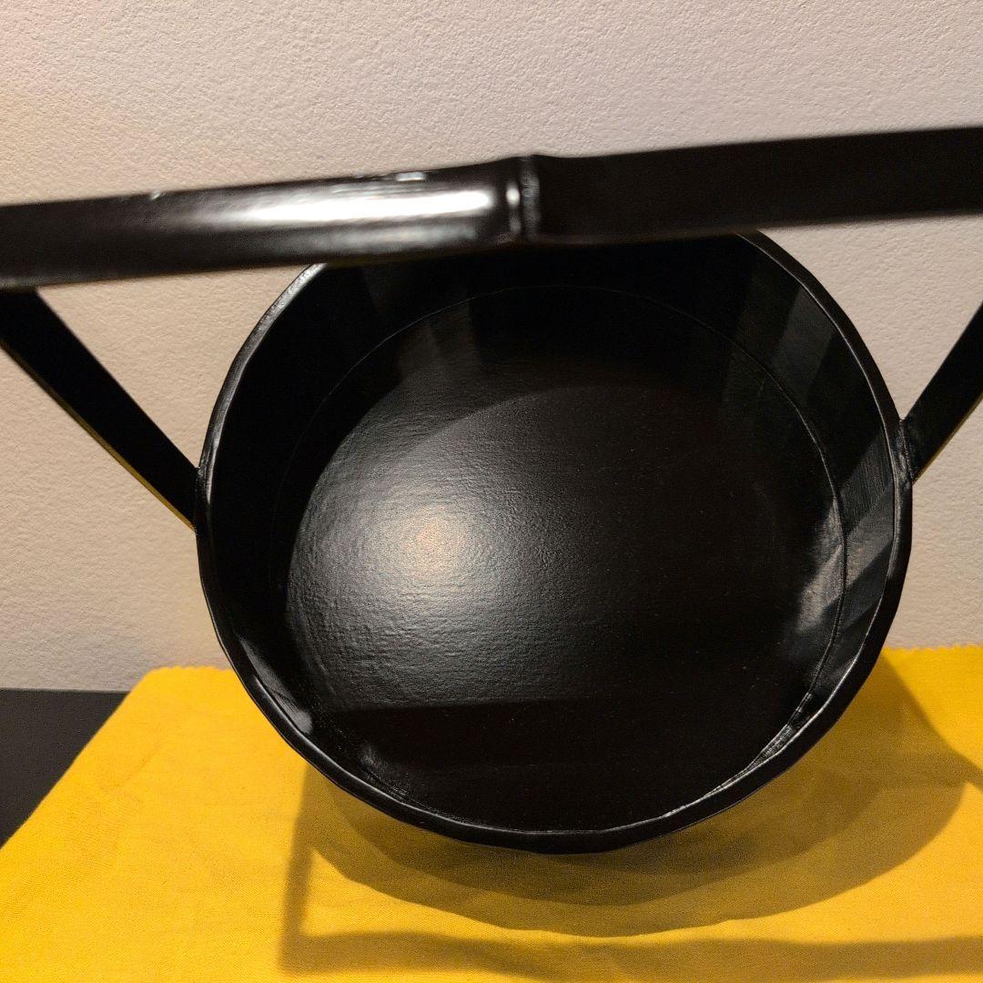 目代宗芳 輪島塗 莨盆 丸手付 共箱