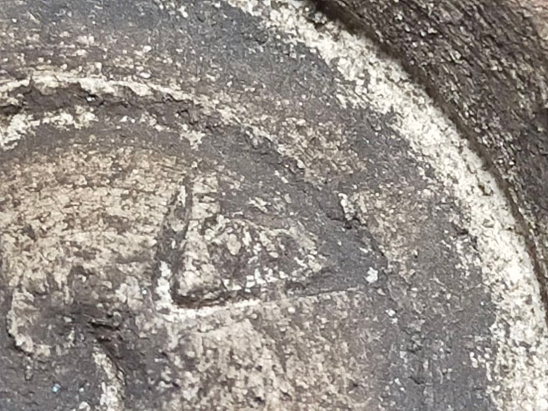 ♥古犬山　筒茶碗　ニュウあり　茶碗　茶道具　骨董　古玩