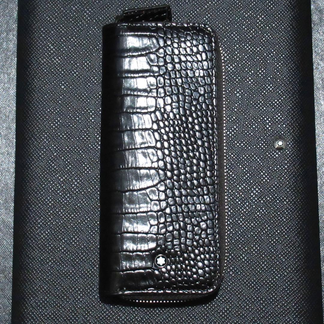 モンブラン ペンケース ペンポーチ マイスターシュテュック 2本用 113085