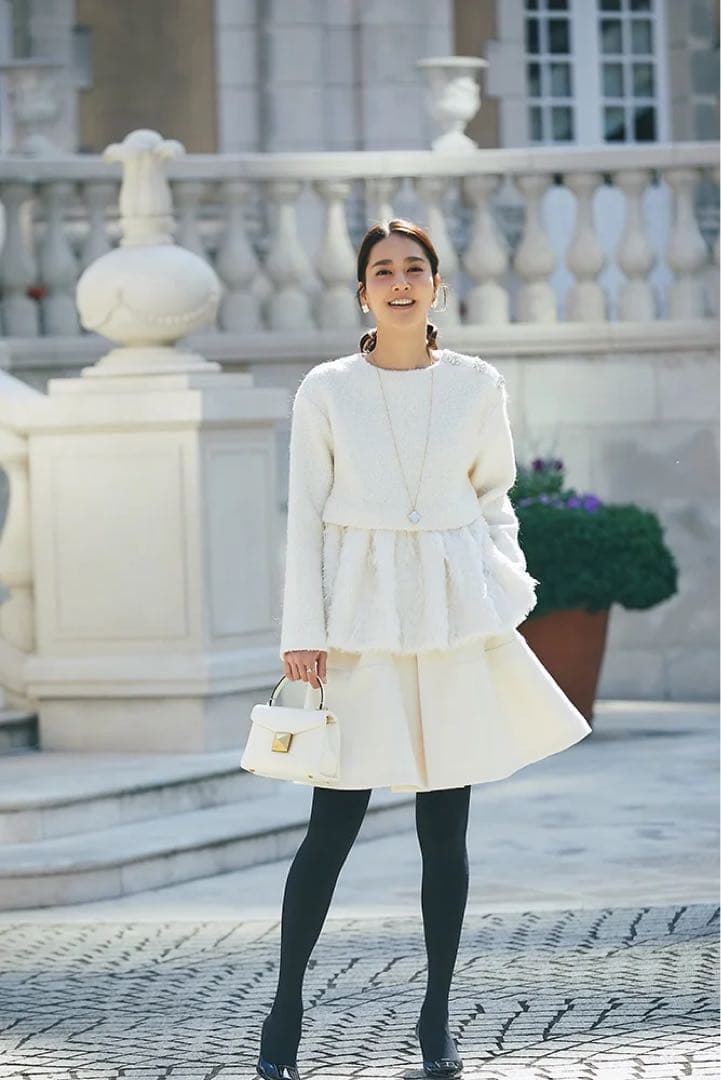 新品タグ付き☆セブンテン☆ハイウエストフレアキュロットSサイズ　SEVENTEN