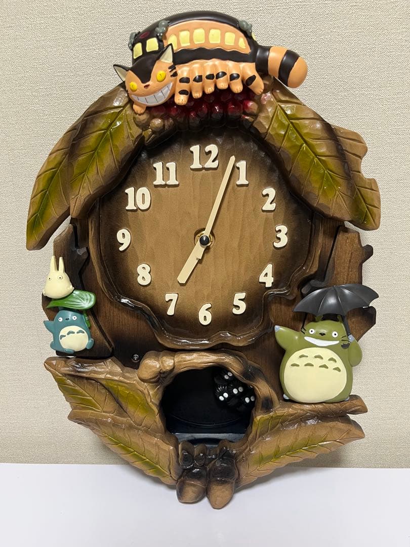 となりのトトロ 掛け時計 メロディ付き トトロ M837N 4MJ837MN06