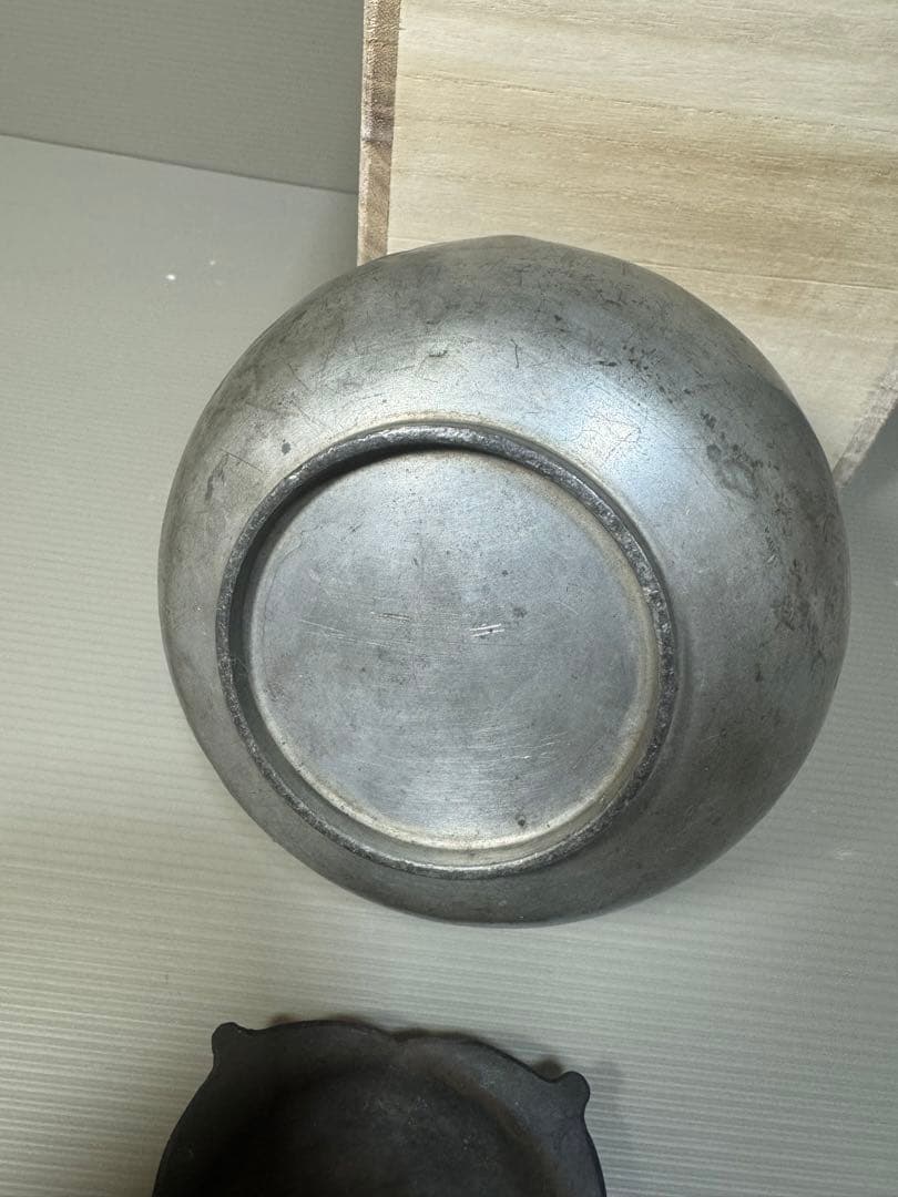 2263 錫製　柿型　銚子