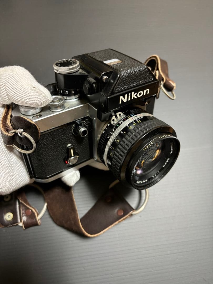 Nikon f2 フィルム一眼レフ　望遠レンズ