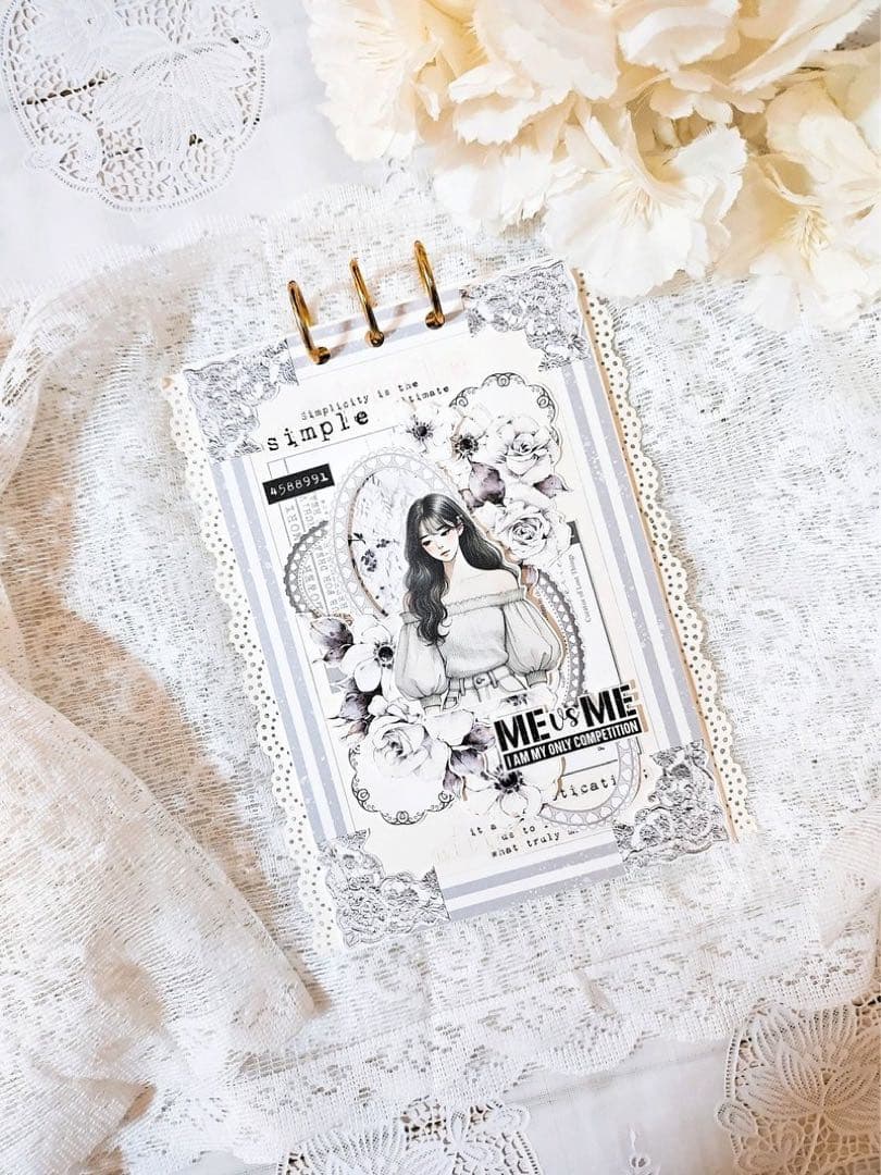 コラージュ素材　紙もの　素材紙　【2484】