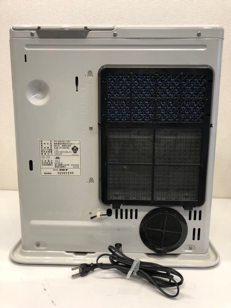 コロナ 石油ファンヒーター FH-WX3411BY ホワイト