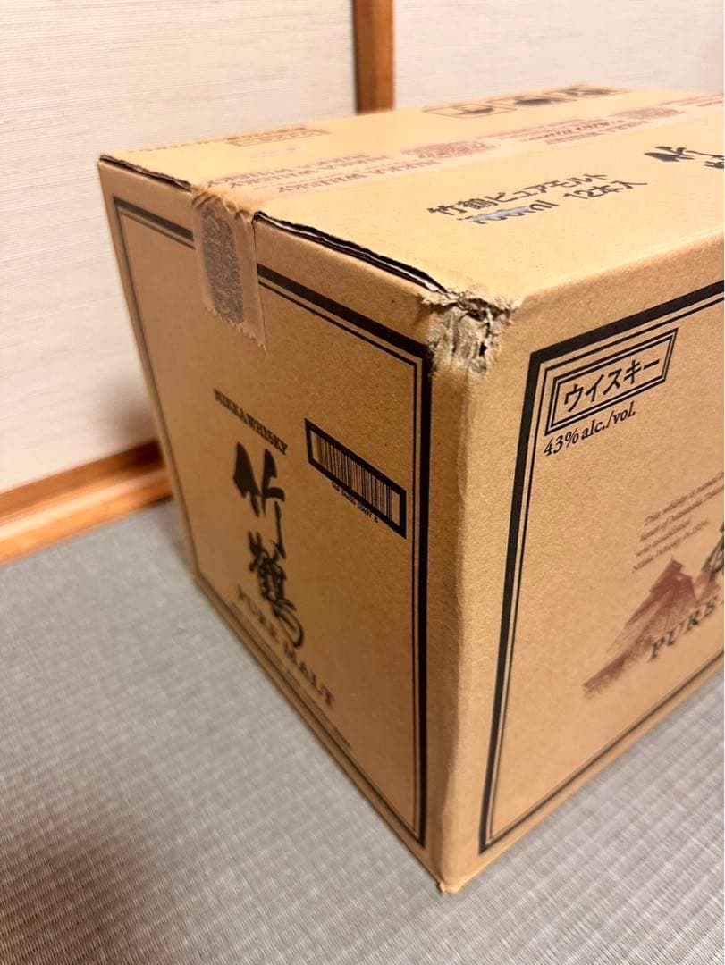 竹鶴ピュアモルト24本入り　旧ラベル