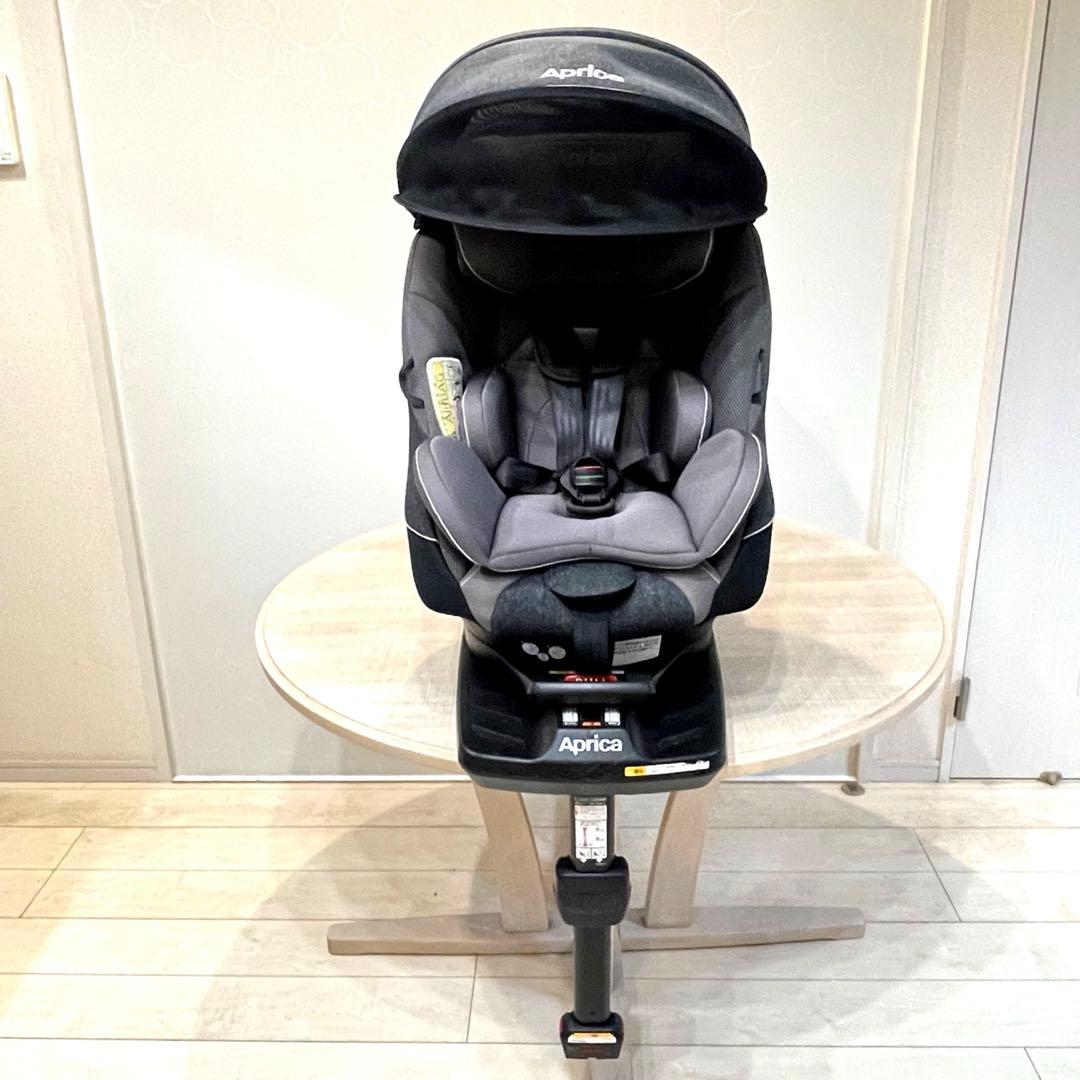 【美品】Aprica クルリラ プレミアム ISOFIX 回転式 上位モデル